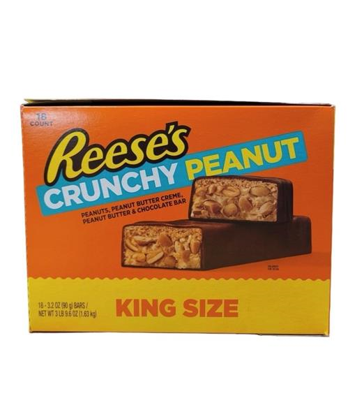 22901 - REESES CRUNCHY PEANUT KING 3.2OZ 18CT