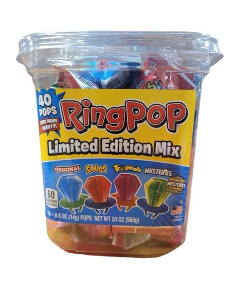 115012 - RING POP ORGINAL JAR 40CT