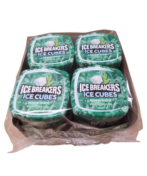 17056 - ICE BREAKERS ICE CUBE BTL SPEARMINT 4CT