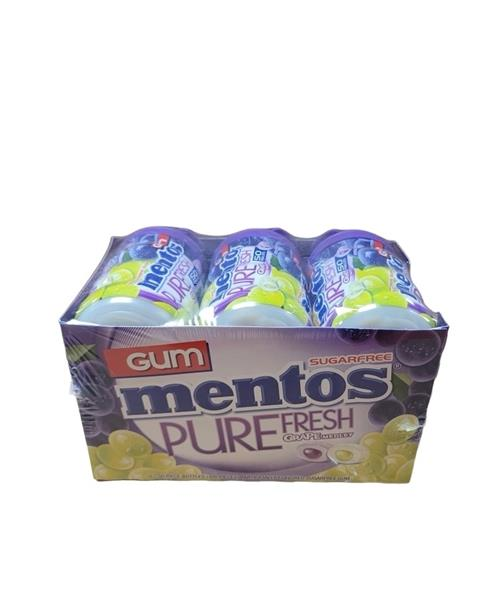 17062 - MENTOS GUM 28 PIECES GRAPE MEDLEY 6CT