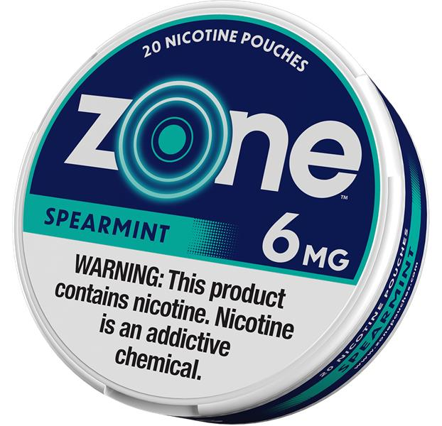 92006 - ZONE SPEARMINT 6MG NIC POUCH 5CT